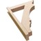 Ekena Millwork 6-in W x 28-in D x 40-in H Balboa Trad Rough Cedar Woodgrain TimberThane Outlooker, Primed Tan OUTUR060X28X40BOA04RCPR - alternate 5